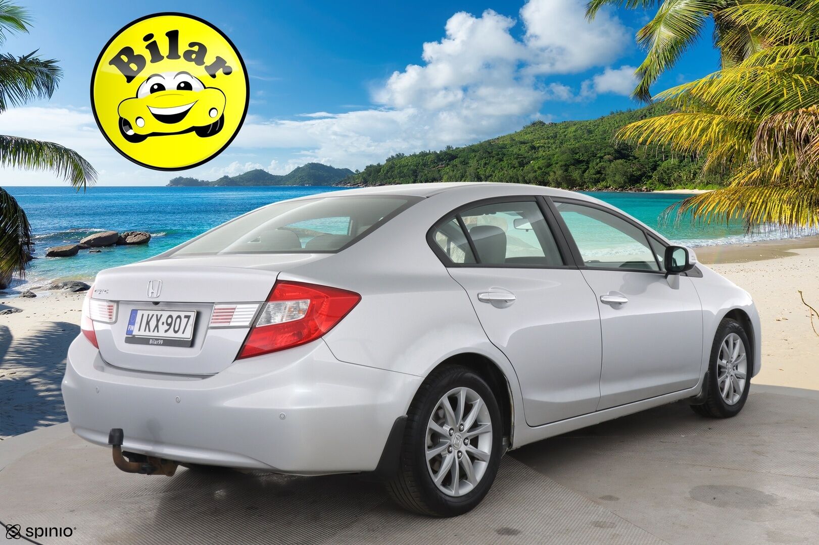 Honda Civic 2013 4D 1,8i Executive AT - Vakionopeudensäädin | Peruutuskamera & Tutka |  Automaattinen ilmastointi | Lohko + sisäpistoke | Hyvin huollettu! |