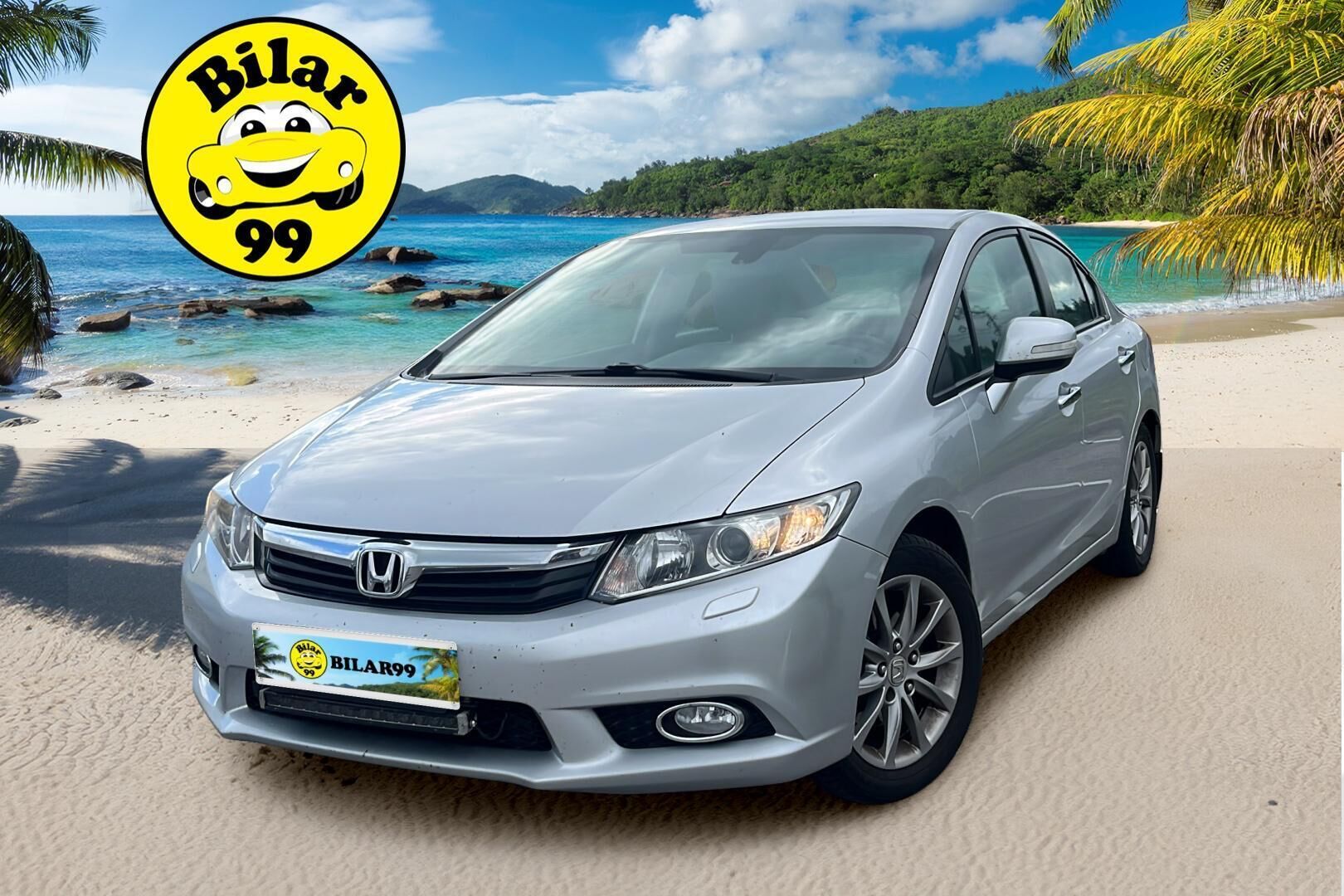 Honda Civic 2013 4D 1,8i Executive AT - Vakionopeudensäädin | Peruutuskamera & Tutka |  Automaattinen ilmastointi | Lohko + sisäpistoke | Hyvin huollettu! |