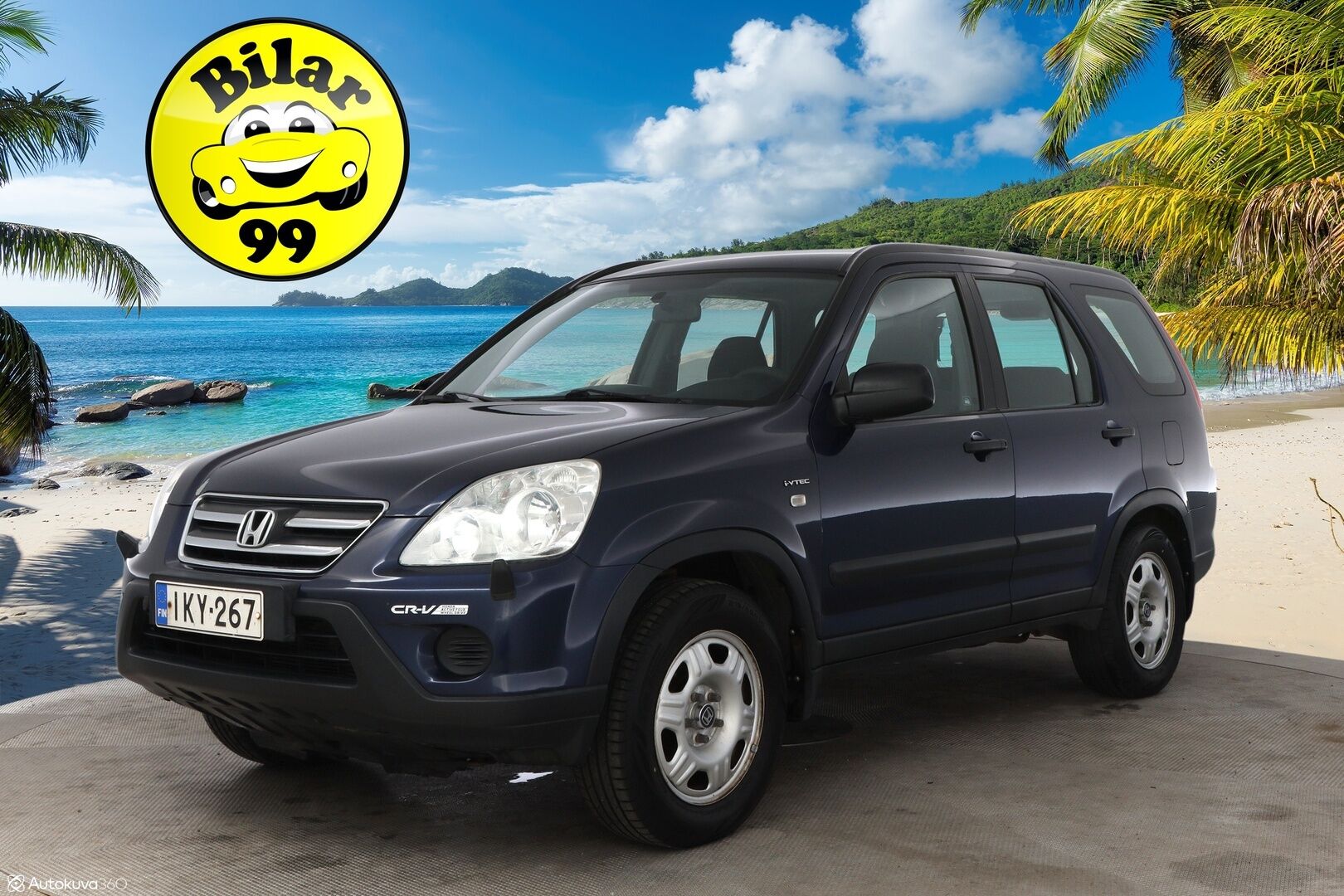 Honda CR-V 2006 2,0i 4WD Comfort - Suomiauto / Metalliväri / Lohko & Sisäpistoke / Kahdet fiksut renkaat!