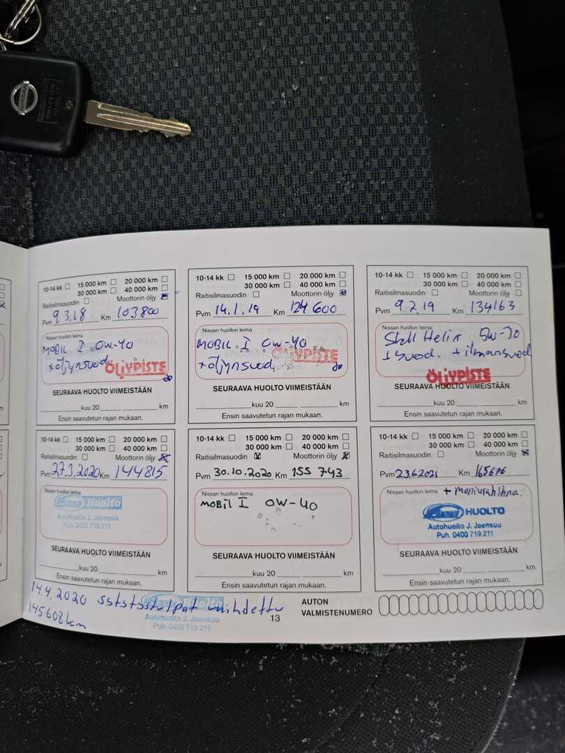 Nissan Qashqai 2013 1,6L Stop / Start System Visia 2WD 5M/T Select - YritysOutlet - Myydään vain yrityksille - Lisävalo / 2x renkaat ja vanteet hyvässä pinnassa / Poikkeuksellisen hyvän huoltohistoria! / Leimaa 08/2026 / Korilleen siisti 