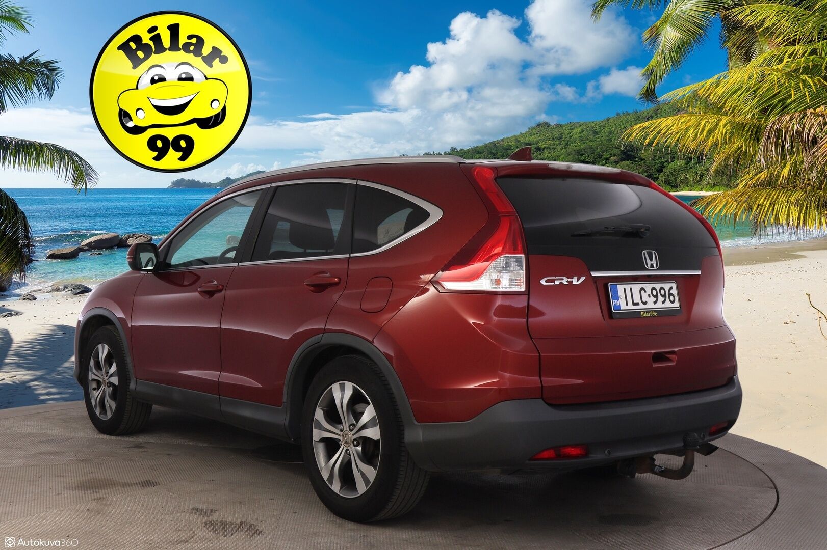 Honda CR-V 2013 Lifestyle Business - Lohko / P.Kamera / Koukku / Nahka-alcantara / Xenon / Suomi-auto / JUURI KATSASTETTU!