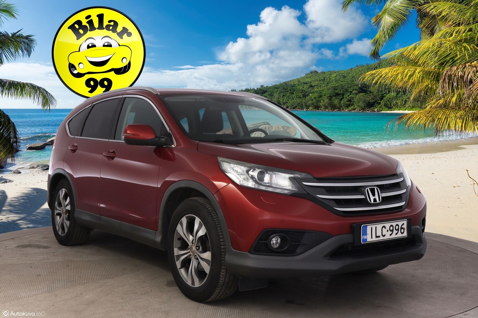 Honda CR-V 2013 Lifestyle Business - Lohko / P.Kamera / Koukku / Nahka-alcantara / Xenon / Suomi-auto / JUURI KATSASTETTU!