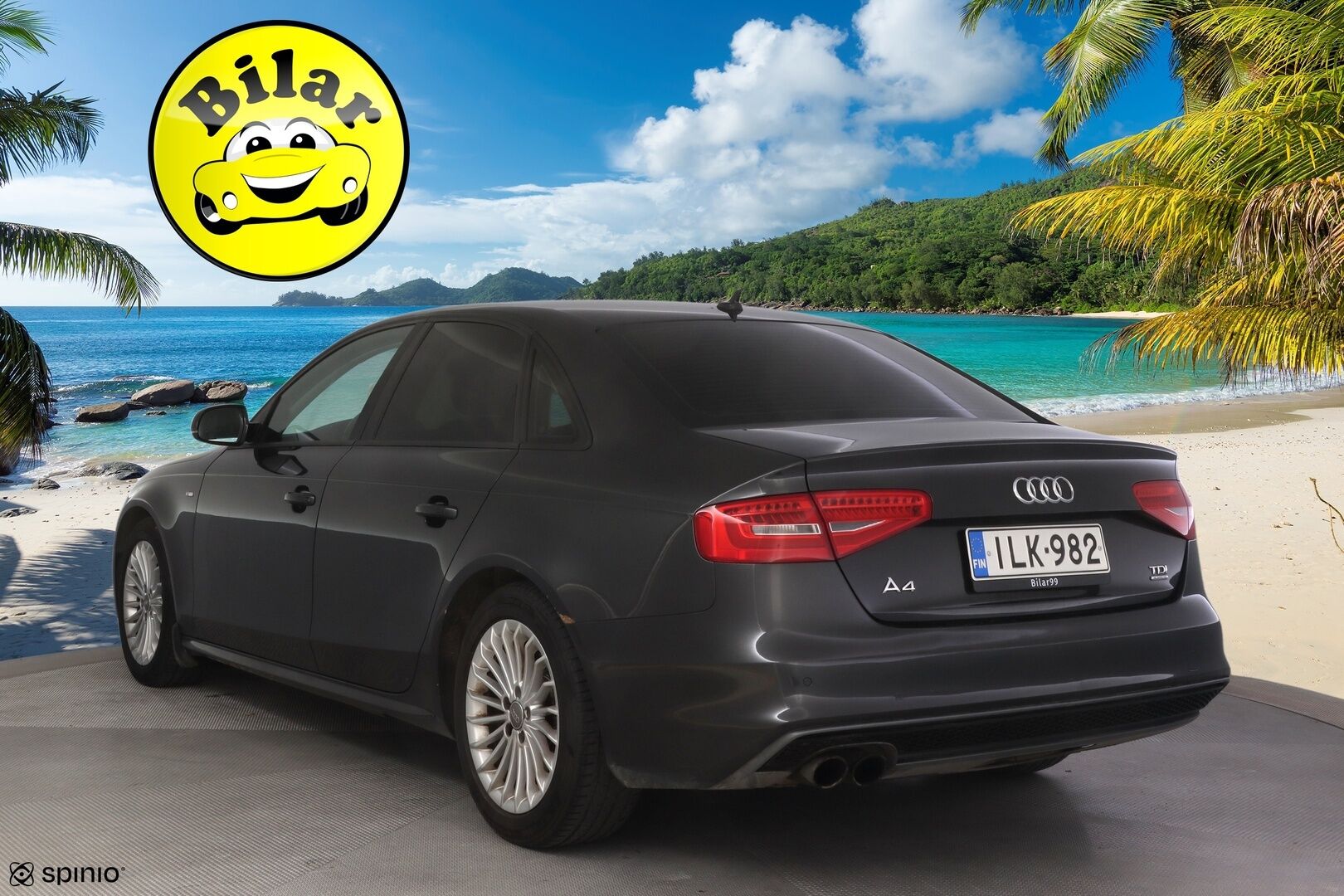 Audi A4 2014 Sedan Business 2,0 TDI 130 kW quattro S tronic S Line - | S-line Ulkopaketti | Tutkat | Vakionopeudensäädin | Webasto | Neliveto | Aluvanteet kesä- ja talvirenkaissa | Urheiluistuimet | Suomi-auto |