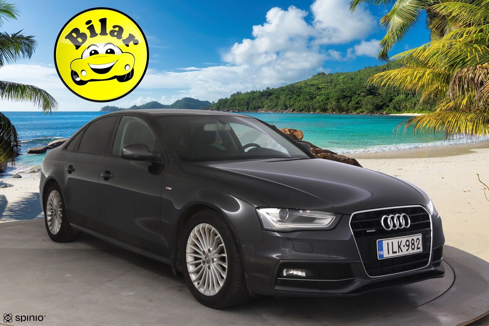 Audi A4 2014 Sedan Business 2,0 TDI 130 kW quattro S tronic S Line - | S-line Ulkopaketti | Tutkat | Vakionopeudensäädin | Webasto | Neliveto | Aluvanteet kesä- ja talvirenkaissa | Urheiluistuimet | Suomi-auto |