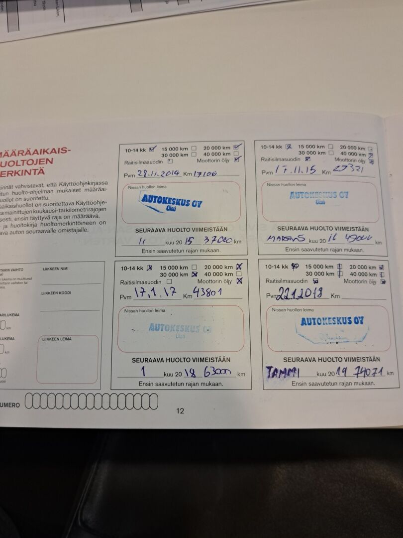 Nissan Note 2014 1,2 Visia 5MT YritysOutlet - Myydään vain yrityksille * Lohkolämmitin / 2x renkaat * - Tämä auto myydään YritysOutlet -valikoimasta vain yritykselle / Suomi-auto / Maltilliset kilometrit! / Viim. huolto 2/2026 136tkm kohdalla!