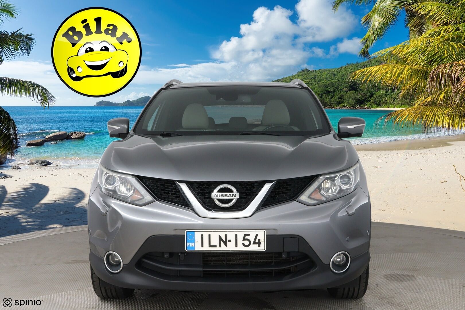 Nissan Qashqai 2015 DIG-T 115 Business 360 2WD 6M/T Alcantara - | 360° | Lasikatto | Vetokoukku | Suomi-Auto | BLIS | Keyless | LED | Nahka-alcantara