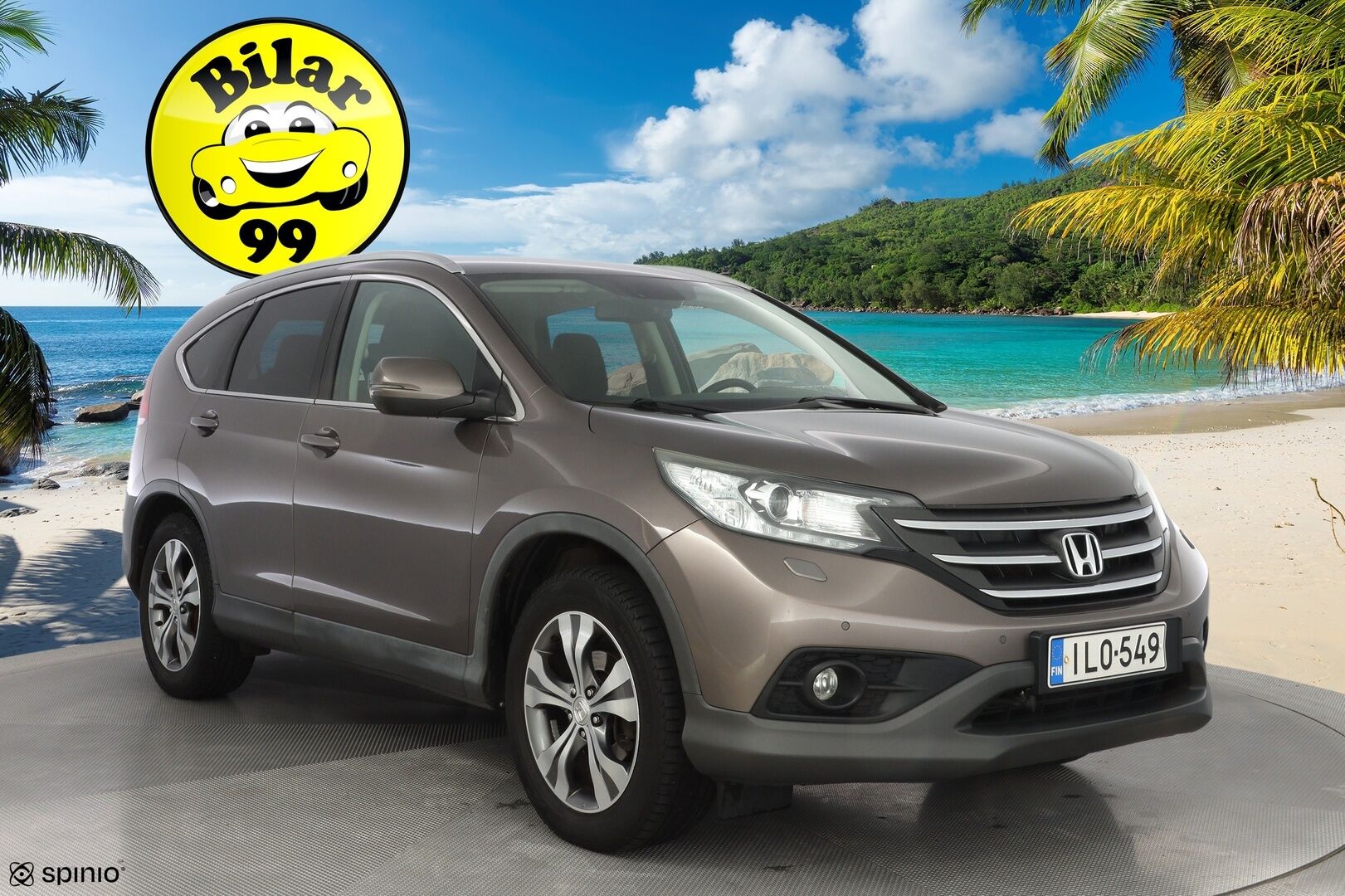 Honda CR-V 2014 1,6 Diesel Lifesyle Business * P.Kamera / Nahka-alcantara / Vakkari / Vetokoukku - Suomi-auto / Kahdet renkaat alumiinivantein / Vetokoukku / Fiksu huoltohistoria