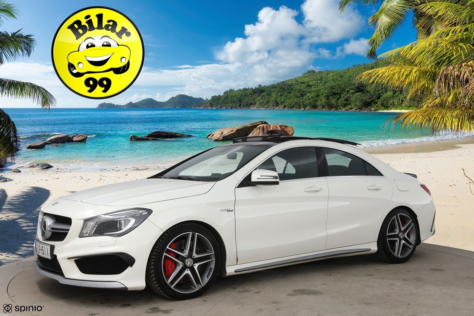 Mercedes-Benz CLA 45 AMG 2014 45 AMG 4Matic A / Distronic+ / H/K / Panorama / Sport-putkisto / BLIS / Muistipenkki / - / Suomi-auto / Ketju tarkistettu! / Tuoreesti huollettu / Huippusiisti! / - HULLU BLACKWEEK KORKOTARJOUS 2,49%