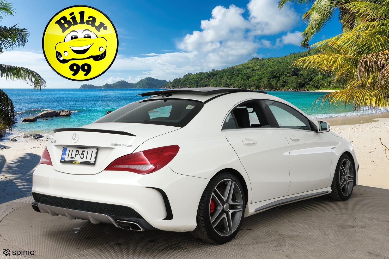 Mercedes-Benz CLA 45 AMG 2014 45 AMG 4Matic A / Distronic+ / H/K / Panorama / Sport-putkisto / BLIS / Muistipenkki / - / Suomi-auto / Ketju tarkistettu! / Tuoreesti huollettu / Huippusiisti! / - HULLU BLACKWEEK KORKOTARJOUS 2,49%