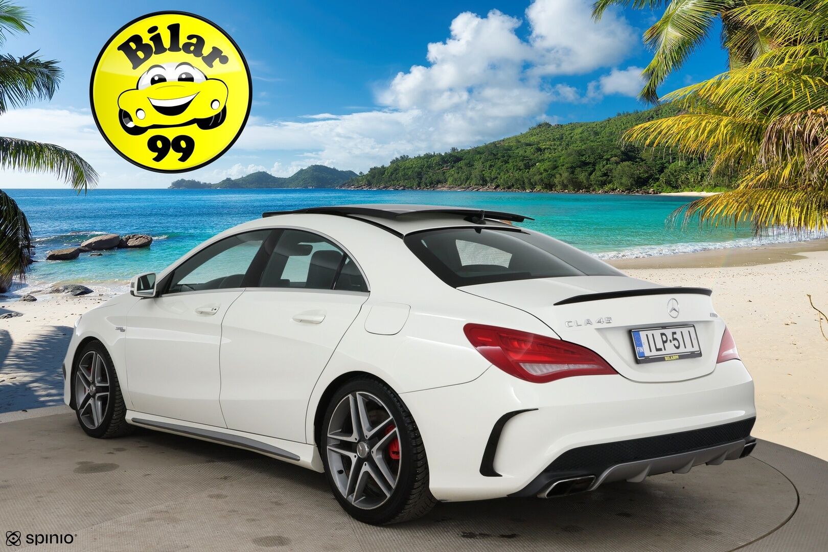 Mercedes-Benz CLA 45 AMG 2014 45 AMG 4Matic A / Distronic+ / H/K / Panorama / Sport-putkisto / BLIS / Muistipenkki / - / Suomi-auto / Ketju tarkistettu! / Tuoreesti huollettu / Huippusiisti! / - HULLU BLACKWEEK KORKOTARJOUS 2,49%