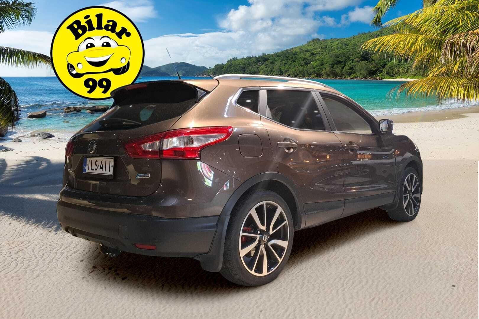 Nissan Qashqai 2014 1,6dCi Tekna 2WD Xtronic Driver Asst - Suomiauto / Lasikatto / 360-Kamera / Vetokoukku / Lämm.Tuulilasi / Adapt.LED / Lohko & Sisäpistoke / Hyvät varusteet!