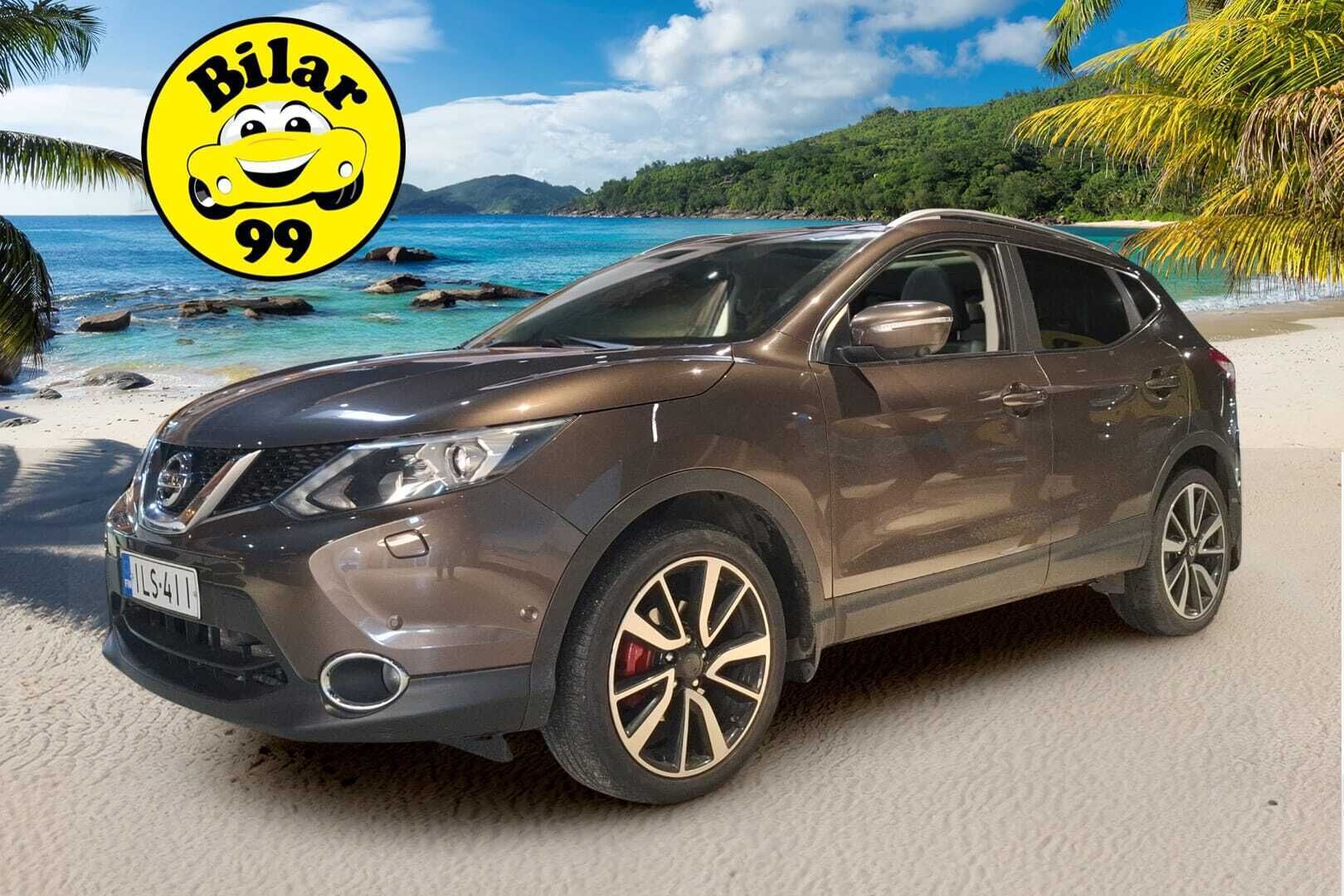 Nissan Qashqai 2014 1,6dCi Tekna 2WD Xtronic Driver Asst - Suomiauto / Lasikatto / 360-Kamera / Vetokoukku / Lämm.Tuulilasi / Adapt.LED / Lohko & Sisäpistoke / Hyvät varusteet!