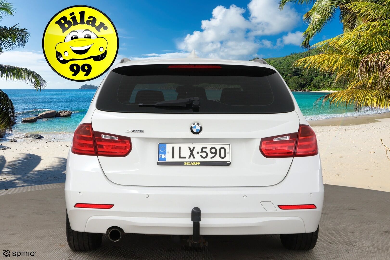 BMW 320 2015 F31 Touring 320i TwinPower Turbo A Limited xDrive Edition / Suomi-auto / Vakkari / Lohko+sisäp. / Sähkökontti / Koukku / - Todella hyvä huoltohistoria! / Siisti / 2x renkaat & vanteet / Puolinahat