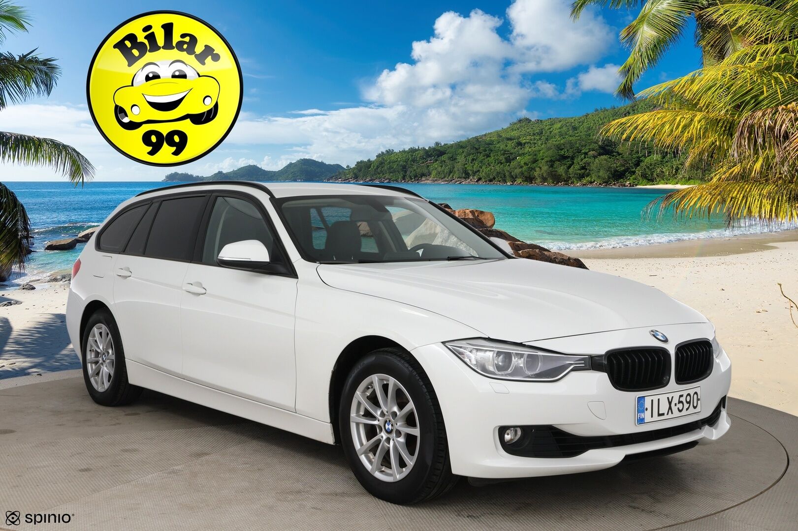 BMW 320 2015 F31 Touring 320i TwinPower Turbo A Limited xDrive Edition / Suomi-auto / Vakkari / Lohko+sisäp. / Sähkökontti / Koukku / - Todella hyvä huoltohistoria! / Siisti / 2x renkaat & vanteet / Puolinahat