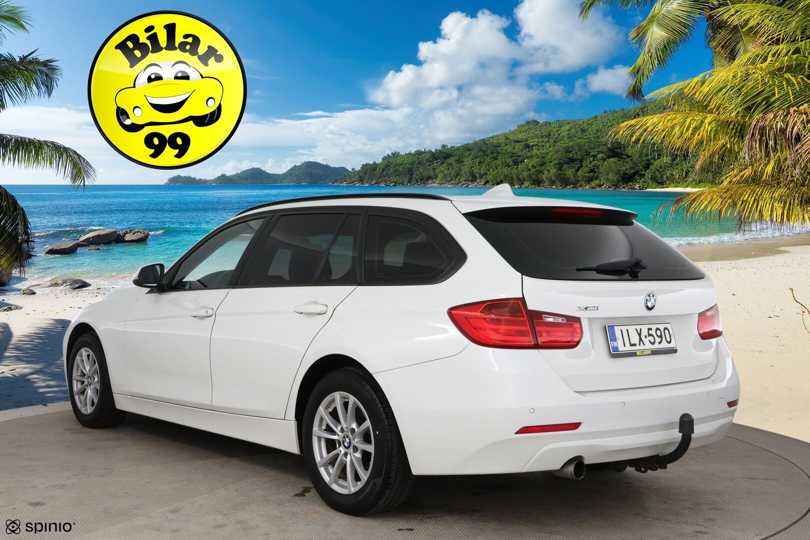 BMW 320 2015 F31 Touring 320i TwinPower Turbo A Limited xDrive Edition / Suomi-auto / Vakkari / Lohko+sisäp. / Sähkökontti / Koukku / - Todella hyvä huoltohistoria! / Siisti / 2x renkaat & vanteet / Puolinahat