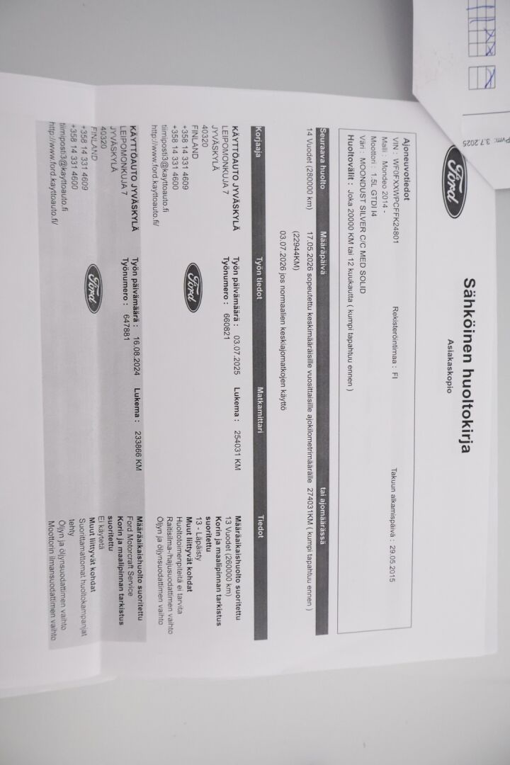 Ford Mondeo 2015 1,5 EcoBoost 160hv M6 Trend Wagon *Myydään huutokaupat.com!*