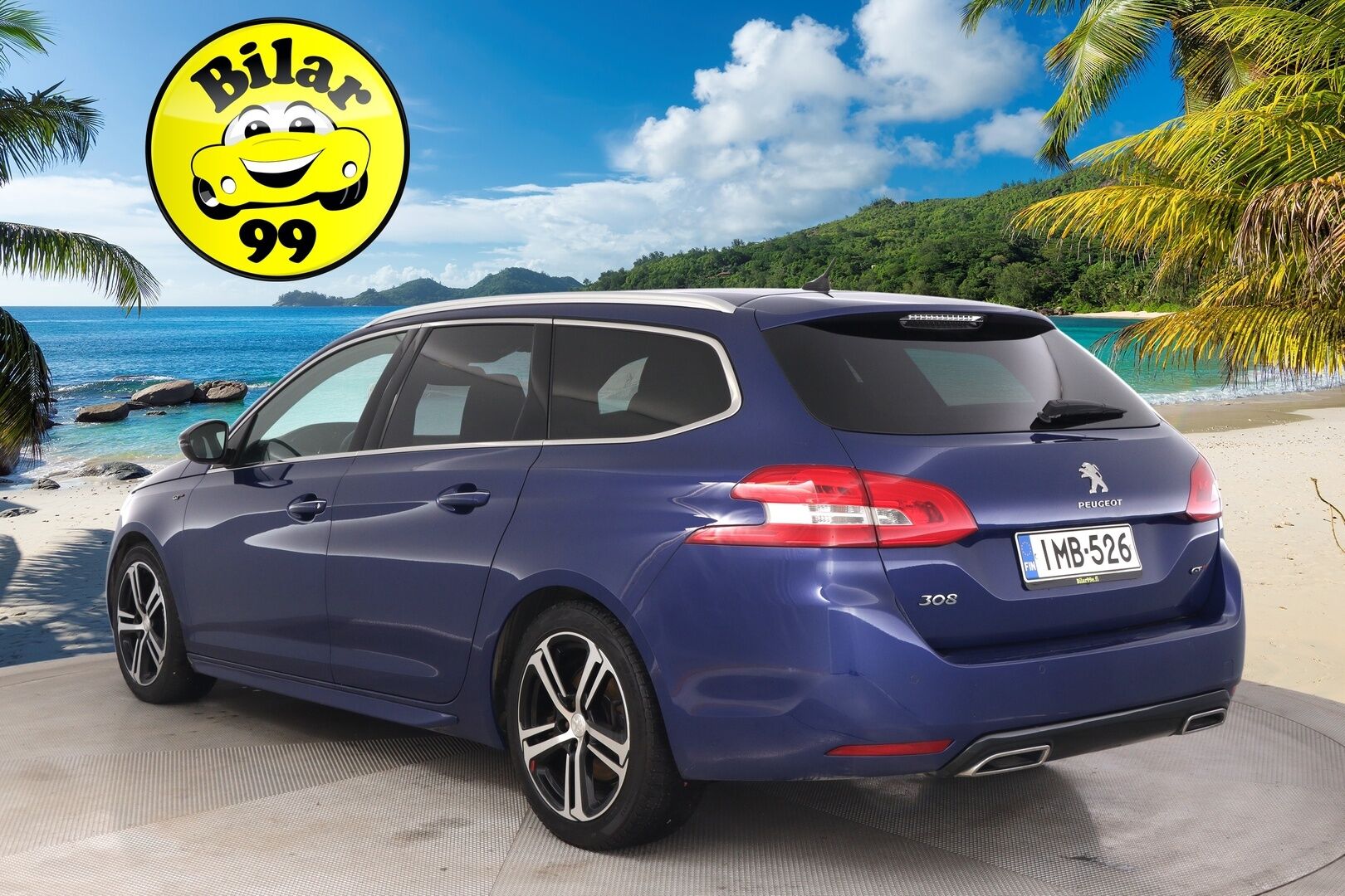 Peugeot 308 2015 SW GT THP 205 - Hierovat etuistuimet | Navi | Lohko | Juuri huollettu | Vakkari | Nahka-alcantara