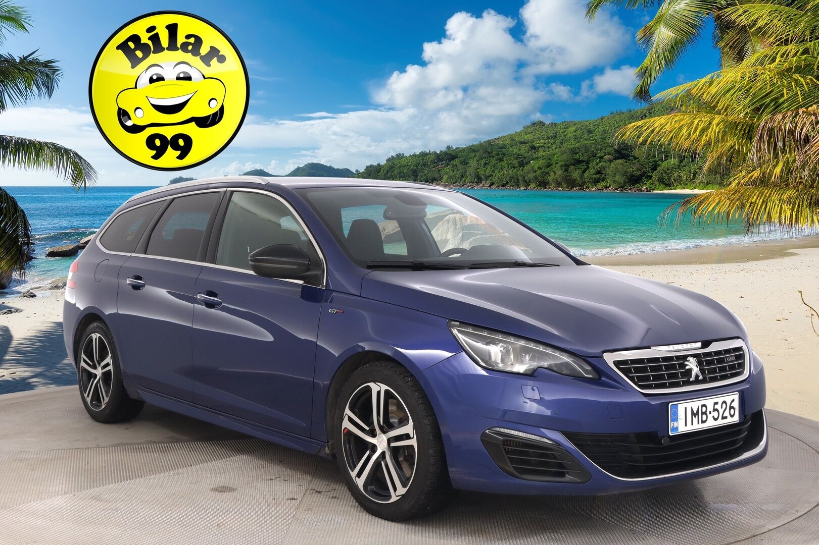 Peugeot 308 2015 SW GT THP 205 *Hierovat penkit / Navi / Lohko / Juuri huollettu* - 2x Alut / Harvinaisempi GT malli / Avaimeton kulku ja käynnistys