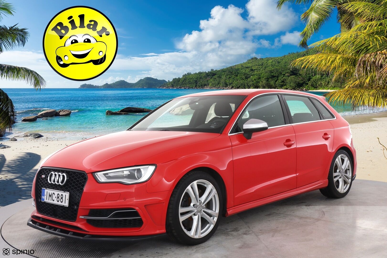 Audi S3 2015 Sportback 2,0 TFSI 221 kW quattro S tronic - | ACC | Suomi-auto | Maxton | Nahka-alcantra | Navi | 