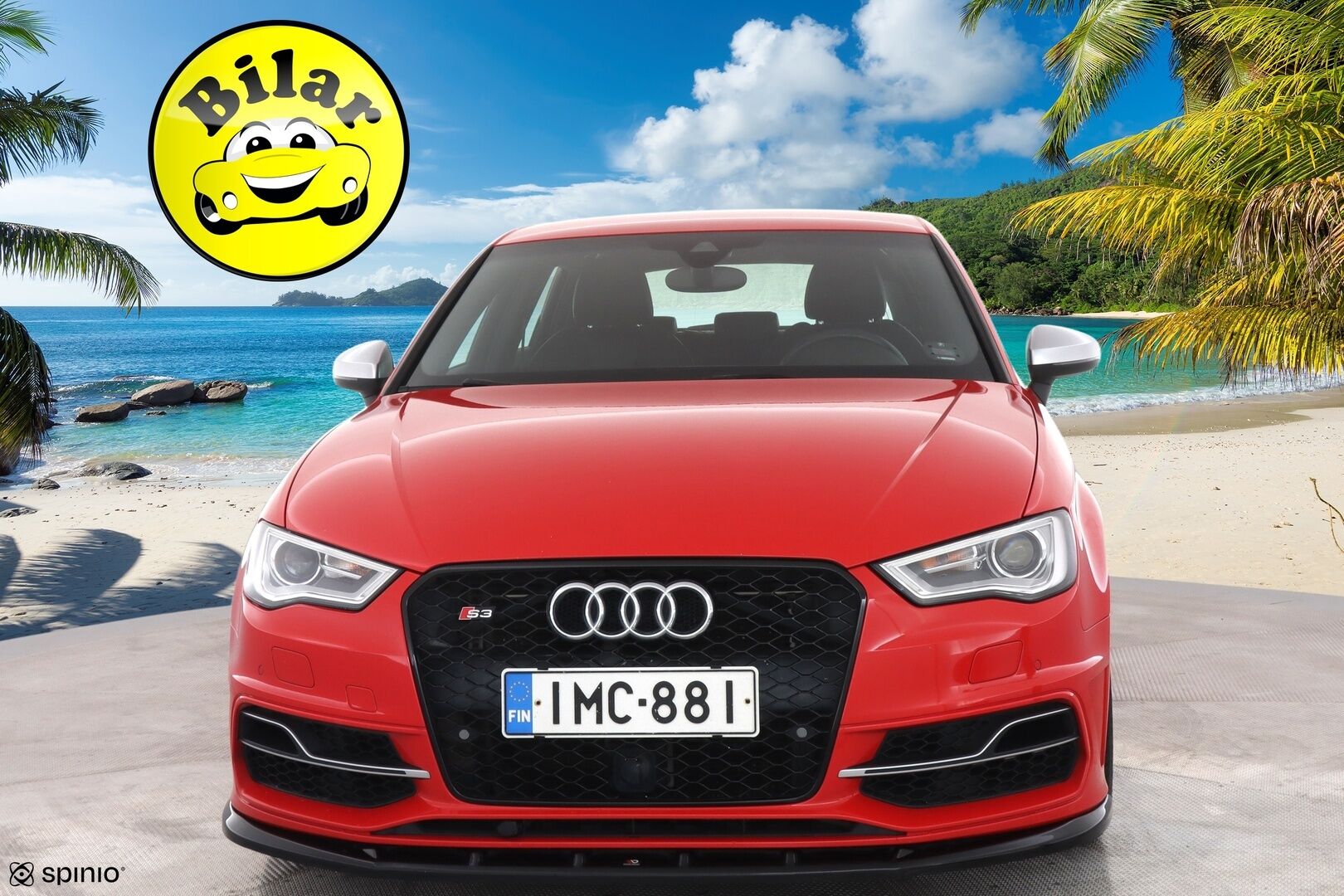 Audi S3 2015 Sportback 2,0 TFSI 221 kW quattro S tronic - | ACC | Suomi-auto | Maxton | Nahka-alcantra | Navi | 