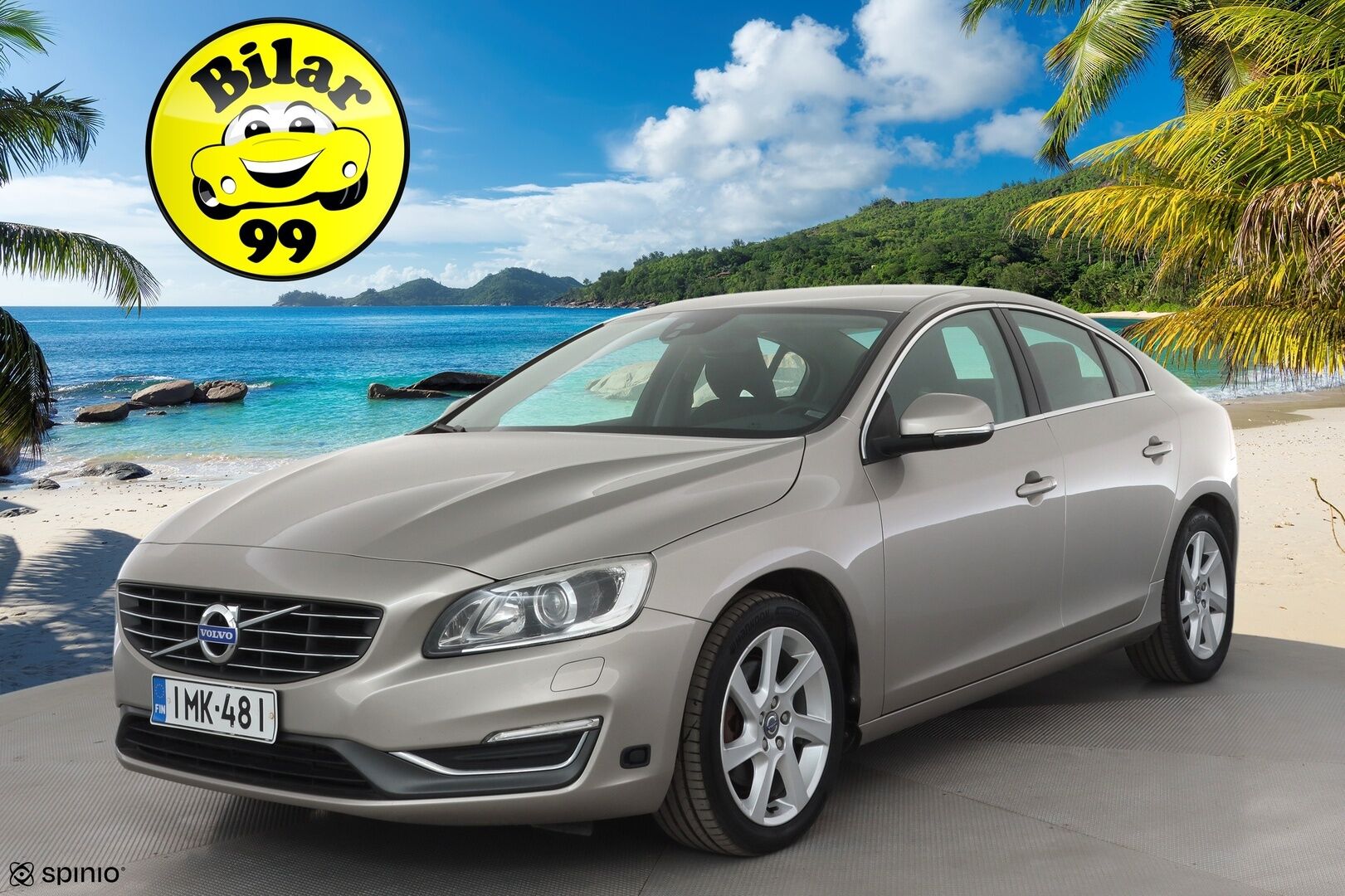 Volvo S60 2015 D4 Summum aut * Vakkari / Webasto / Muistipenkki / P.kamera / Puolinahat / Navi / Digimittaristo / Xenon / Keyless * - 1.Om Suomi-auto / Kahdet renkaat aluvanteilla / Merkkihuollettu / Huippusiisti