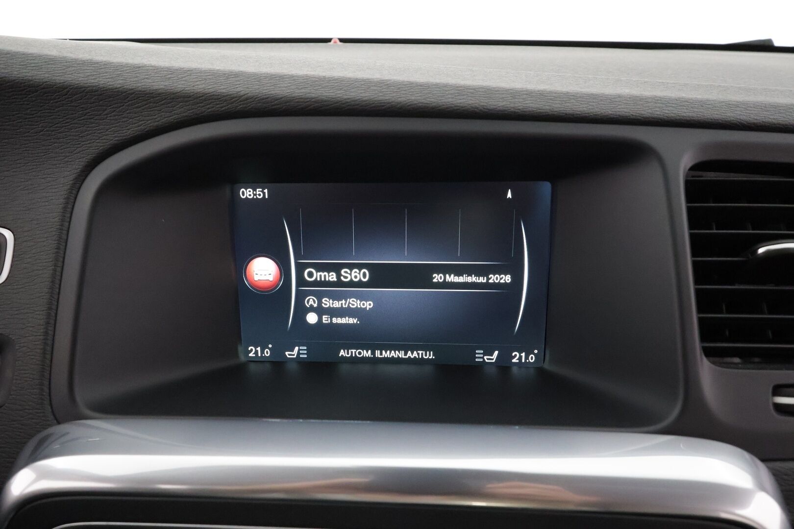 Volvo S60 2015 D4 Summum aut * Vakkari / Webasto / Muistipenkki / P.kamera / Puolinahat / Navi / Digimittaristo / Xenon / Keyless * - 1.Om Suomi-auto / Kahdet renkaat aluvanteilla / Merkkihuollettu / Huippusiisti