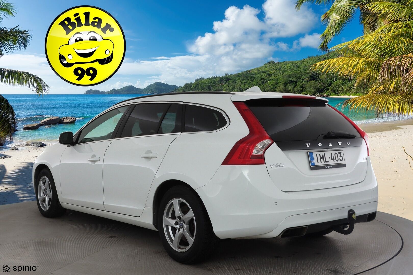 Volvo V60 2016 D4 Business aut * Suomi-auto / Vakkari / P.tutka / Webasto / Xenon / Navi / Koukku / KeylessGo / Puolinahat / Digimittaristo * - Kahdet renkaat aluvanteilla / Merkkihuollettu / Juuri huollettu - HULLUT BLACKWEEK JATKOT - KORKOTARJOUS 2,49%