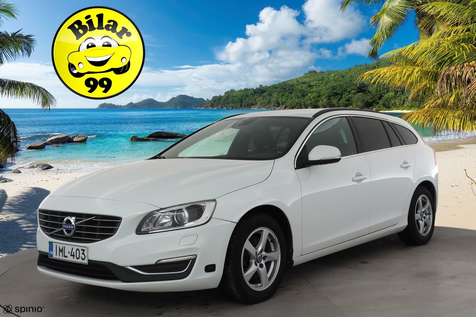 Volvo V60 2016 D4 Business aut * Suomi-auto / Vakkari / P.tutka / Webasto / Xenon / Navi / Koukku / KeylessGo / Puolinahat / Digimittaristo * - Kahdet renkaat aluvanteilla / Merkkihuollettu / Juuri huollettu - HULLUT BLACKWEEK JATKOT - KORKOTARJOUS 2,49%