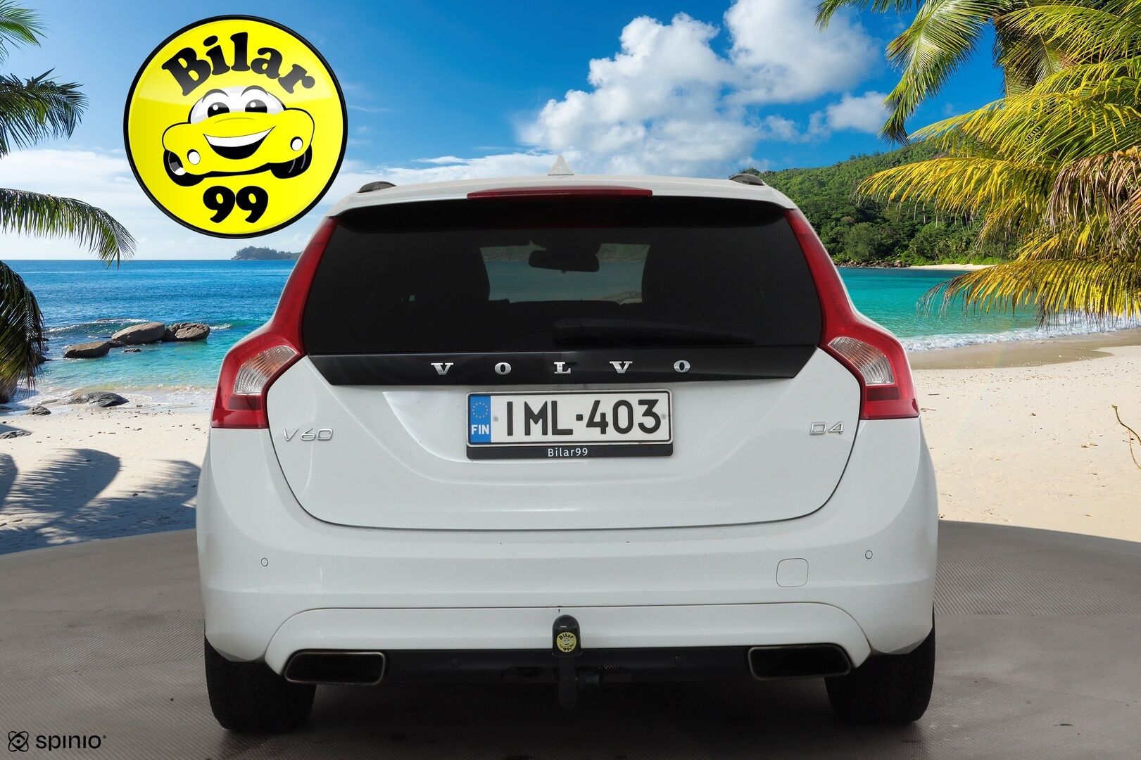 Volvo V60 2016 D4 Business aut * Suomi-auto / Vakkari / P.tutka / Webasto / Xenon / Navi / Koukku / KeylessGo / Puolinahat / Digimittaristo * - Kahdet renkaat aluvanteilla / Merkkihuollettu / Juuri huollettu - HULLUT BLACKWEEK JATKOT - KORKOTARJOUS 2,49%