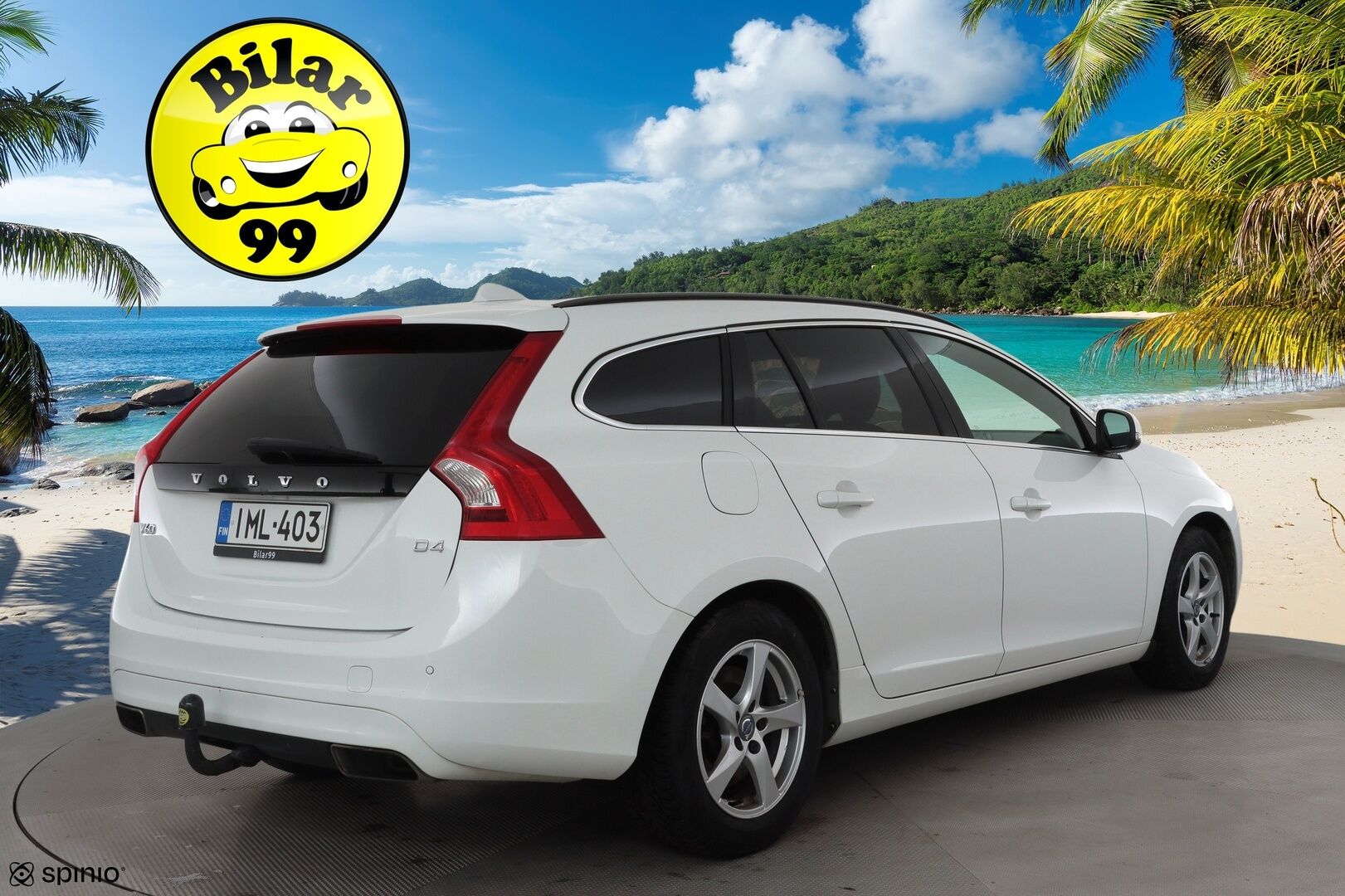 Volvo V60 2016 D4 Business aut * Suomi-auto / Vakkari / P.tutka / Webasto / Xenon / Navi / Koukku / KeylessGo / Puolinahat / Digimittaristo * - Kahdet renkaat aluvanteilla / Merkkihuollettu / Juuri huollettu - HULLUT BLACKWEEK JATKOT - KORKOTARJOUS 2,49%