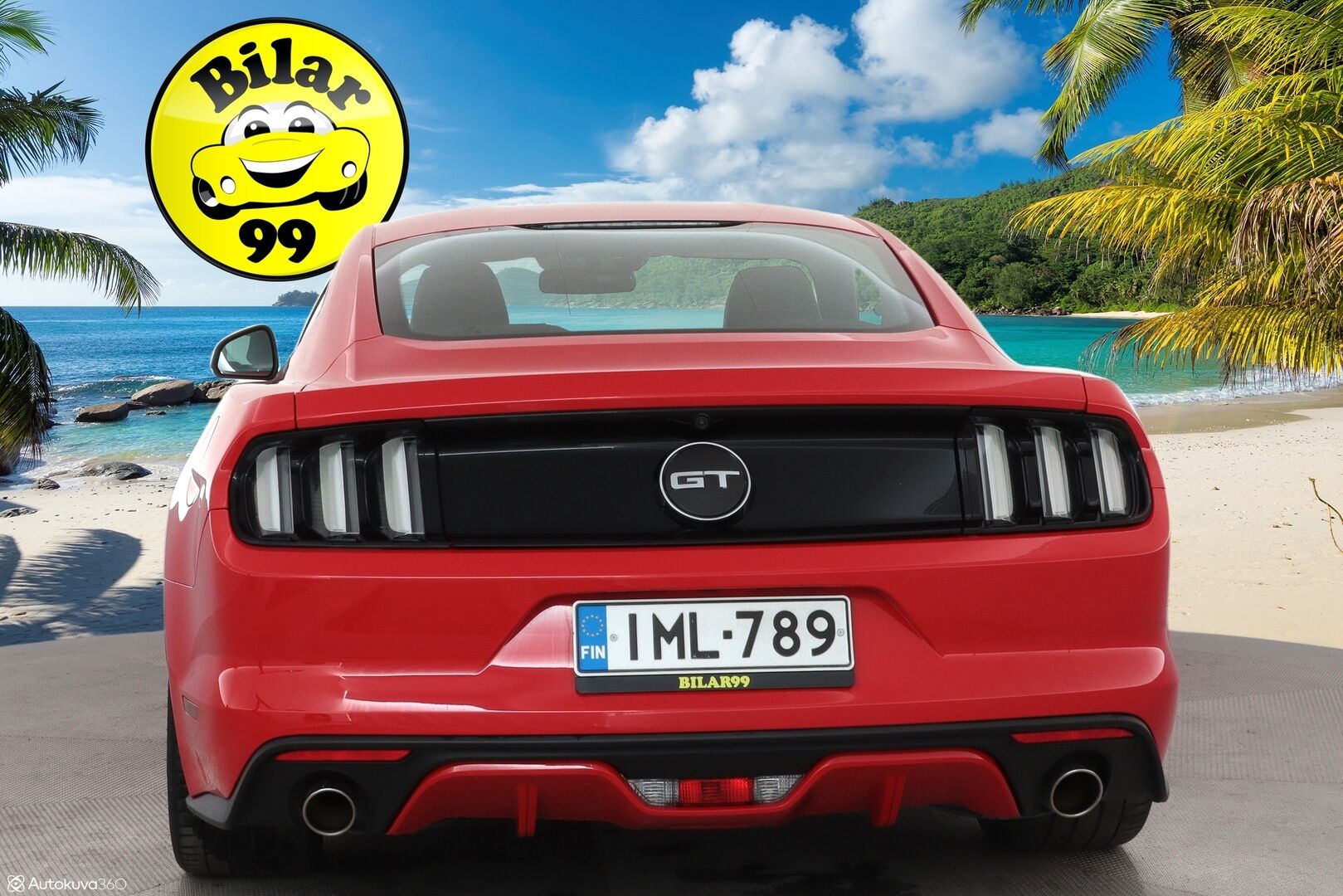 Ford Mustang 2016 5,0 V8 GT 418hv M6 Fastback** Xenon / P.kamera / Ilmastoidut nahka penkit / Keyless /  Vakkari /  Sporttipenkit ** - 2,99 % KORKOTARJOUS TÄHÄN AUTOON - 