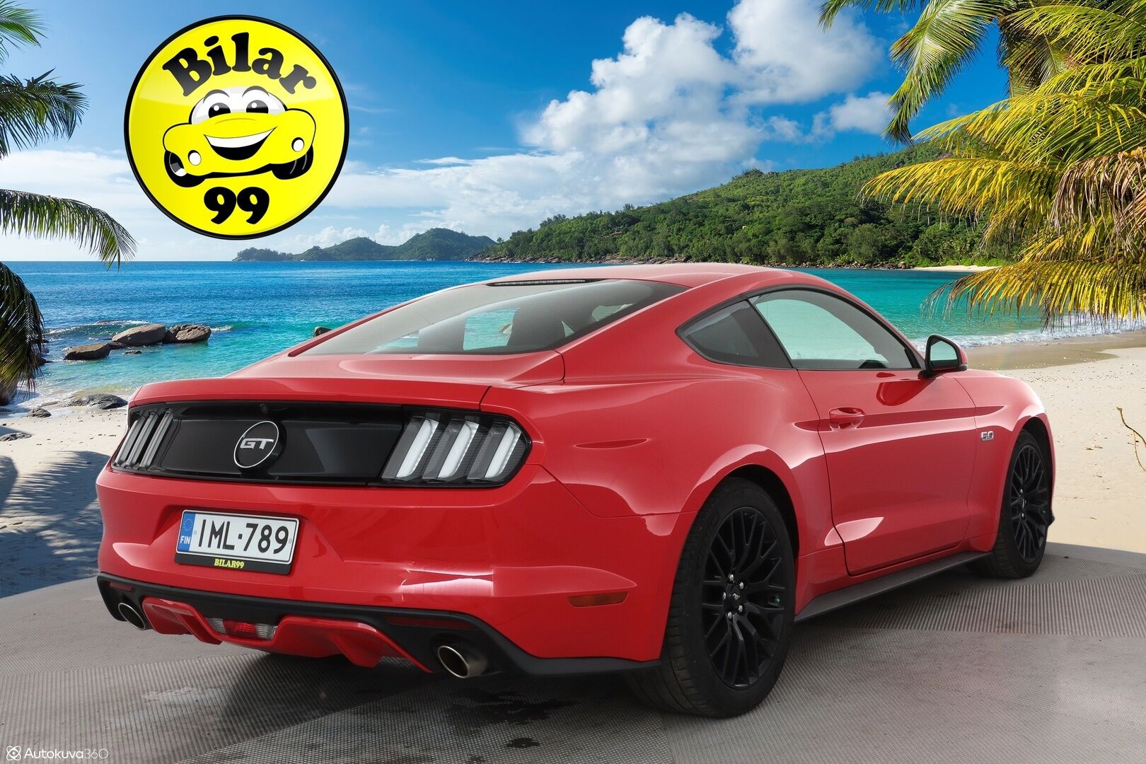 Ford Mustang 2016 5,0 V8 GT 418hv M6 Fastback** Xenon / P.kamera / Ilmastoidut nahka penkit / Keyless /  Vakkari /  Sporttipenkit ** - 2,99 % KORKOTARJOUS TÄHÄN AUTOON - 
