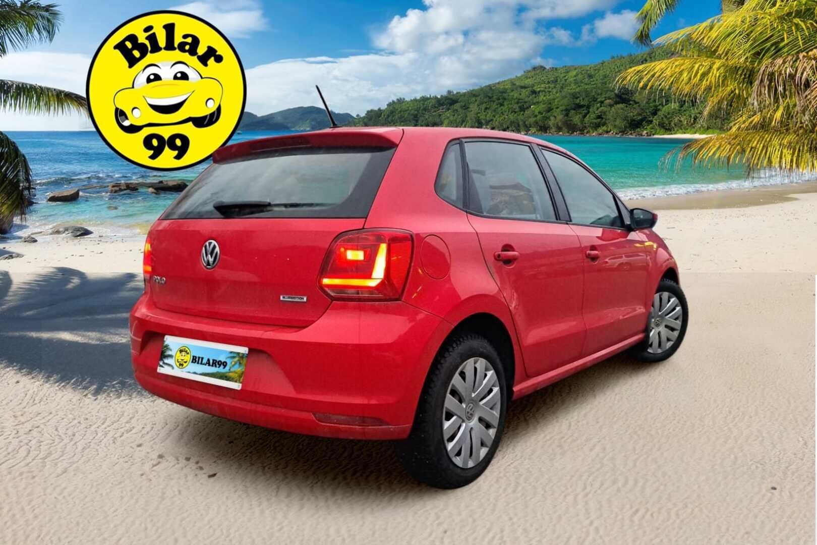 Volkswagen Polo 2016 Trendline 1,0 55 kW (75 hv) * Suomi-auto / Lohko + sisä / Bluetooth / Kahdet renkaat! * - *Jakohihna vaihdettu 45tkm 12/2023 / Viimeisin huolto 87tkm! / Siistikuntoinen näppärä peli!* - HULLU BLACKWEEK KORKOTARJOUS 2,49%
