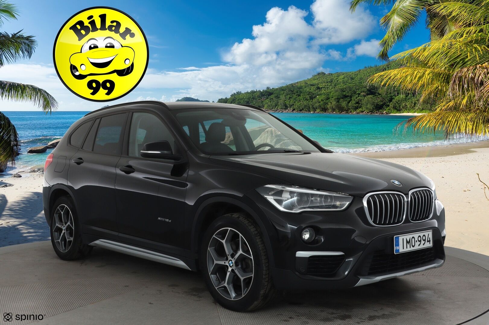 BMW X1 2016 F48 xDrive18d A Business xLine *Sporttipenkit / ComfortAccess / P.kamera / Vakkari / Lohkolämmitin / Koukku* - Suomi-auto / Kahdet renkaat aluvanteilla