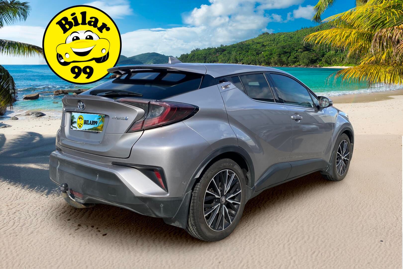 Toyota C-HR 2017 1,8 Hybrid Premium - Suomiauto / Adapt.Vakkari / Vetokoukku / JBL Premium Sound / Peruutuskamera / LED / Puolinahkasisuta / Lohko & Sisäpistoke / Huippuvarusteet!