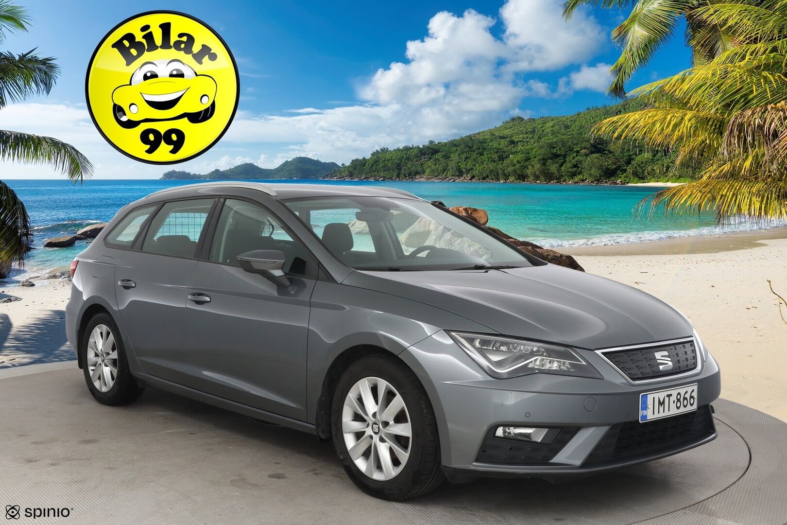 Seat Leon ST 2017 1,0 TSI 115 Ecomotive Style Business DSG - *Suomi-auto / Lohkolämmitin sisäpistokkeella / LED-ajovalot / Vetokoukku / Navigointi / Vakkari / 2x renkaat alumiinivantein*