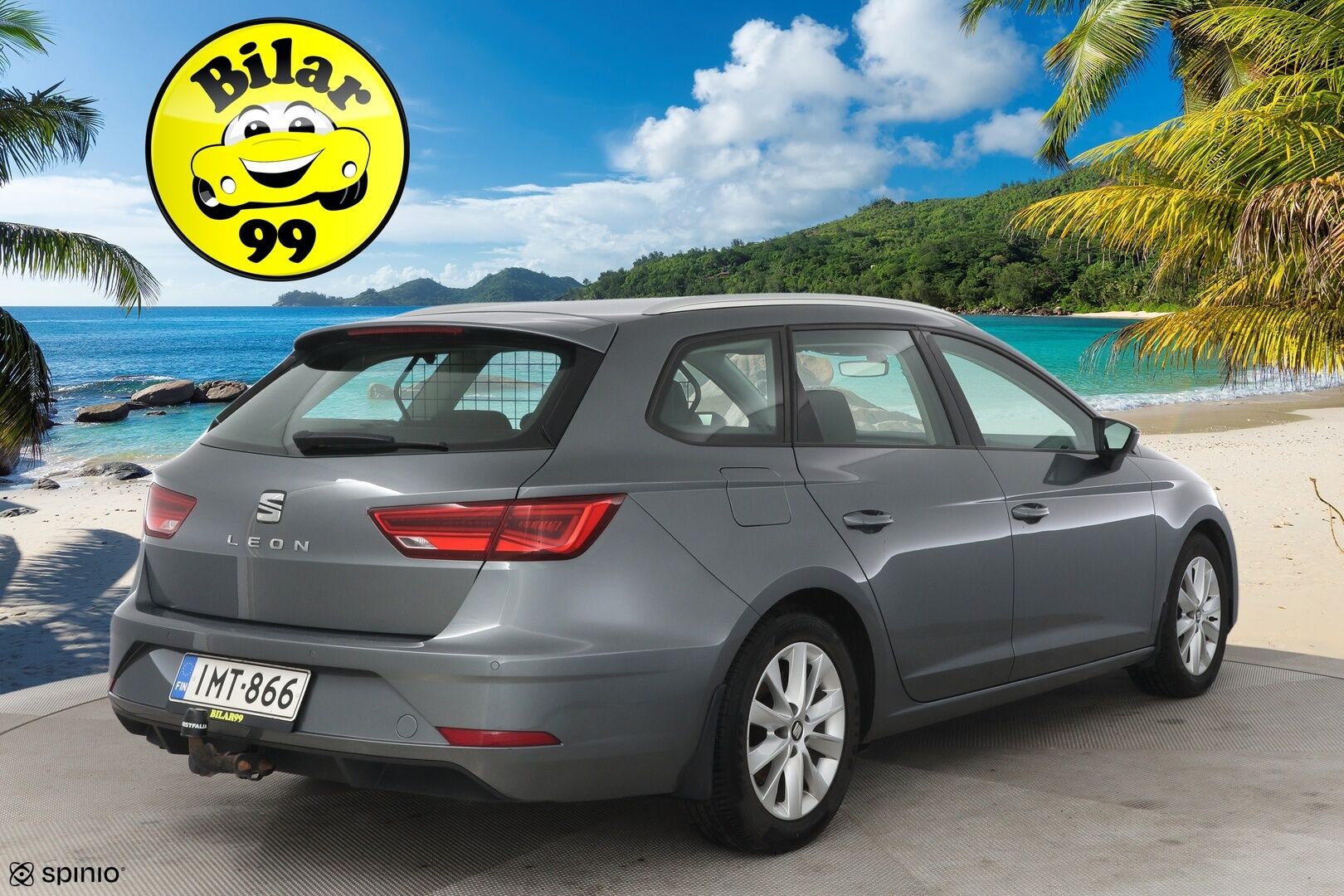 Seat Leon ST 2017 1,0 TSI 115 Ecomotive Style Business DSG - *Suomi-auto / Lohkolämmitin sisäpistokkeella / LED-ajovalot / Vetokoukku / Navigointi / Vakkari / 2x renkaat alumiinivantein*