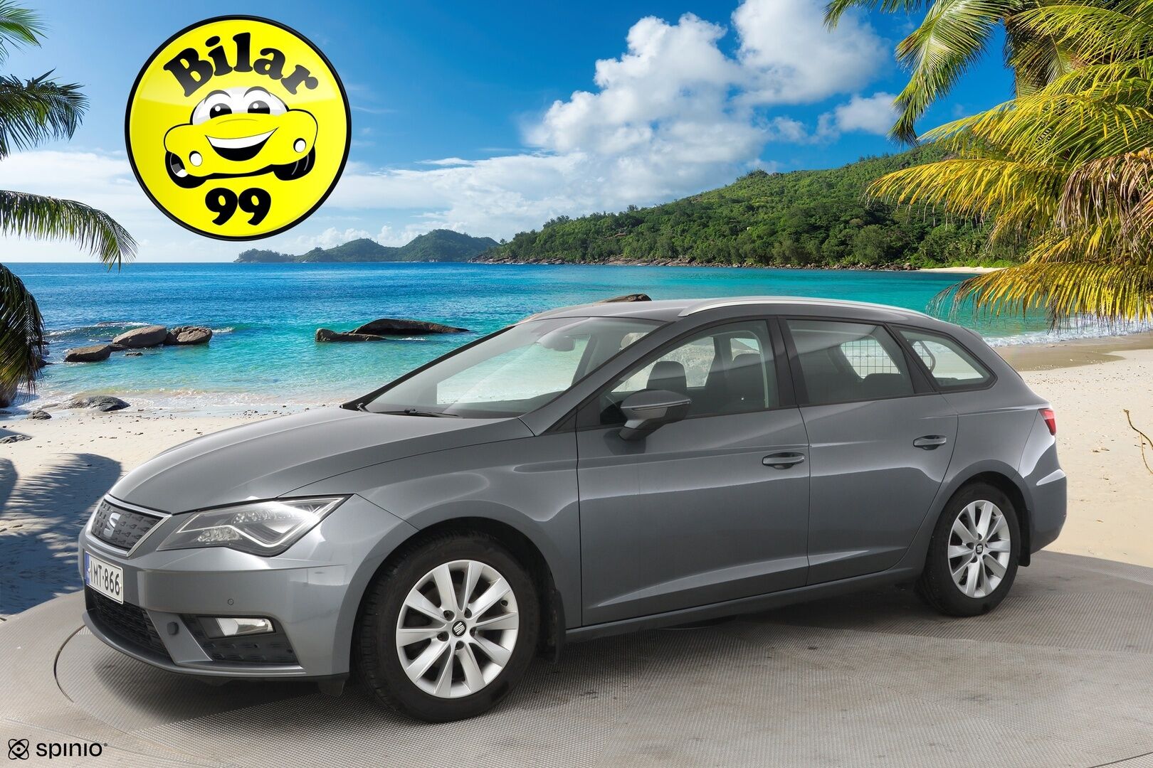 Seat Leon ST 2017 1,0 TSI 115 Ecomotive Style Business DSG - *Suomi-auto / Lohkolämmitin sisäpistokkeella / LED-ajovalot / Vetokoukku / Navigointi / Vakkari / 2x renkaat alumiinivantein*