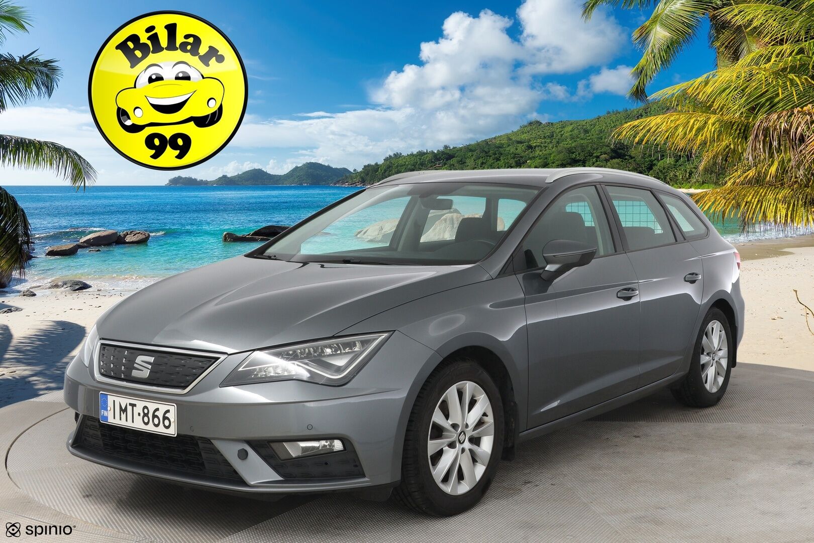 Seat Leon ST 2017 1,0 TSI 115 Ecomotive Style Business DSG - *Suomi-auto / Lohkolämmitin sisäpistokkeella / LED-ajovalot / Vetokoukku / Navigointi / Vakkari / 2x renkaat alumiinivantein*