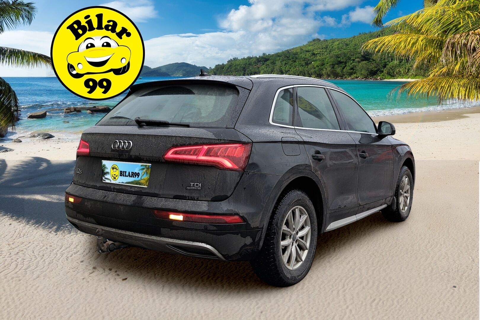 Audi Q5 2017 Business Sport 2,0 TDI 140 kW quattro S tronic * Webasto / Vetokoukku / Nahkasisusta / Sporttipenkit / Audi Sound System - Suomiauto / Jakopää tehty / Juuri tullut Tampereelle!