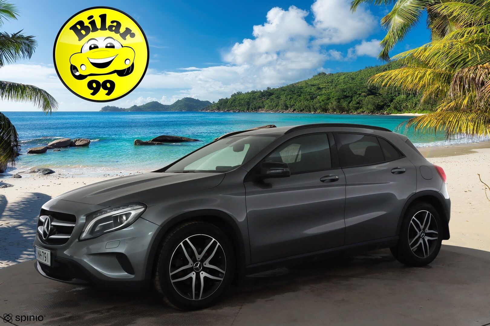 Mercedes-Benz GLA 2015 200 CDI 4Matic A Premium Business * Webasto / Vakkari / P.kamera / Bi-Xenon / Sähköluukku / Puolinahat * - Suomi-auto / Kahdet renkaat aluvanteilla