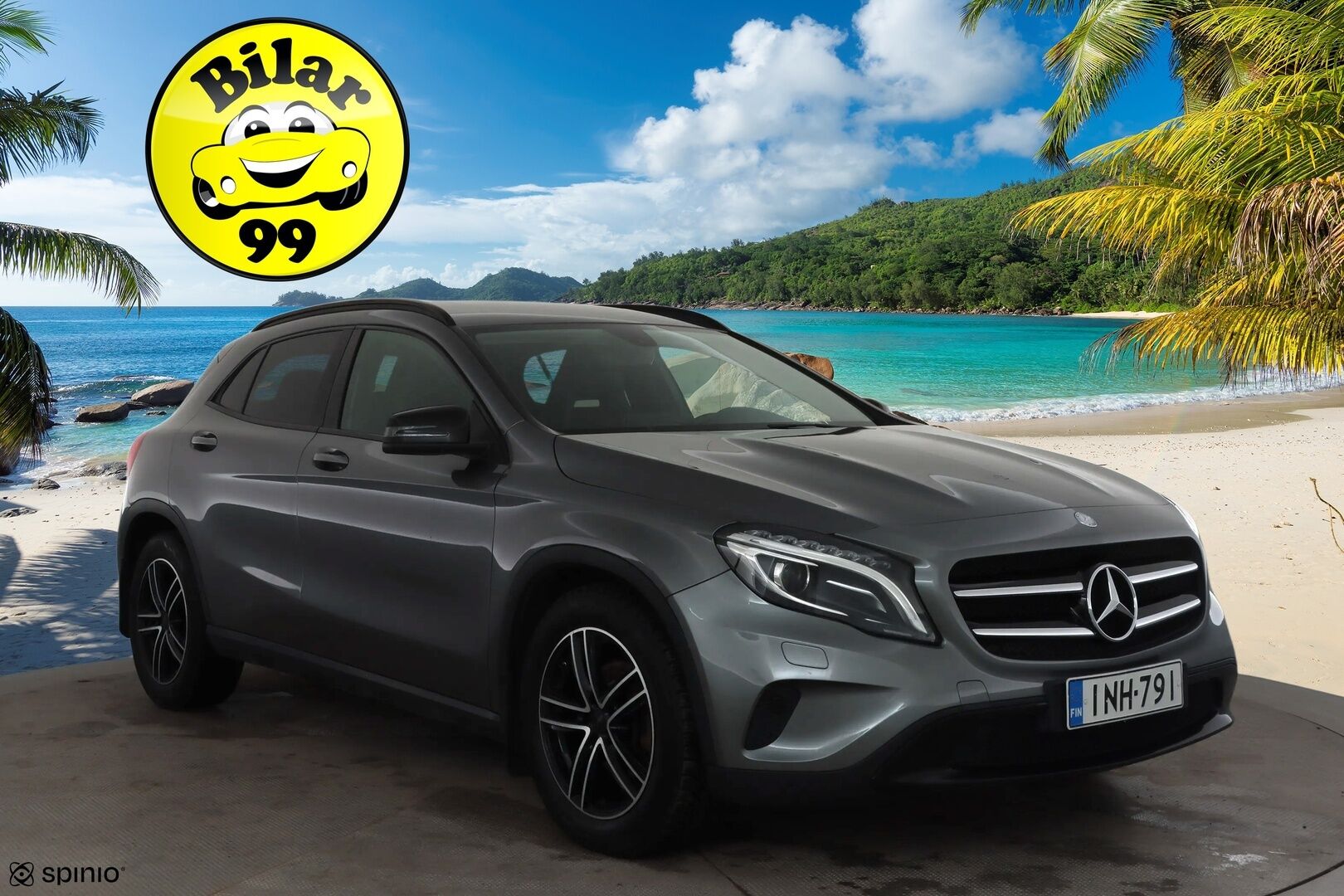 Mercedes-Benz GLA 2015 200 CDI 4Matic A Premium Business * Webasto / Vakkari / P.kamera / Bi-Xenon / Sähköluukku / Puolinahat * - Suomi-auto / Kahdet renkaat aluvanteilla