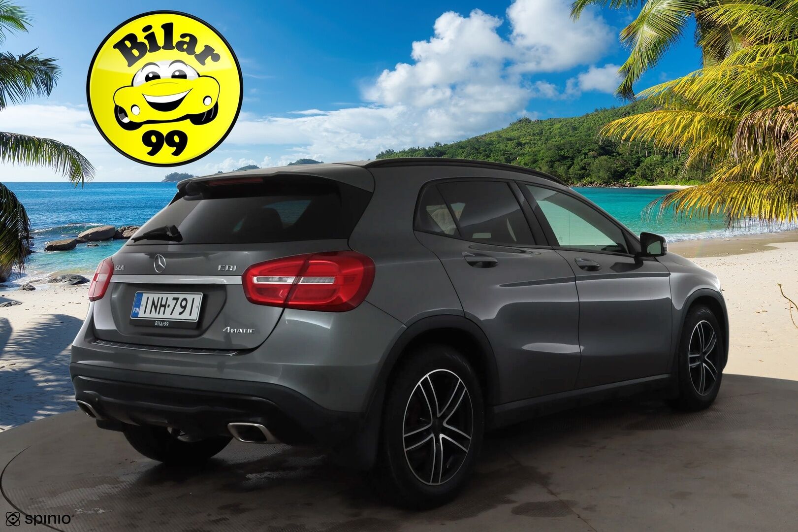 Mercedes-Benz GLA 2015 200 CDI 4Matic A Premium Business * Webasto / Peruutuskamera / Bi-Xenon / Puolinahkasisusta / Vakkari / Sähköluukku! - Suomi-auto / Kahdet renkaat aluvanteilla