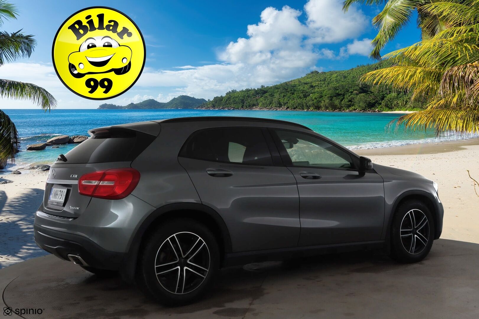 Mercedes-Benz GLA 2015 200 CDI 4Matic A Premium Business * Webasto / Vakkari / P.kamera / Bi-Xenon / Sähköluukku / Puolinahat * - Suomi-auto / Kahdet renkaat aluvanteilla