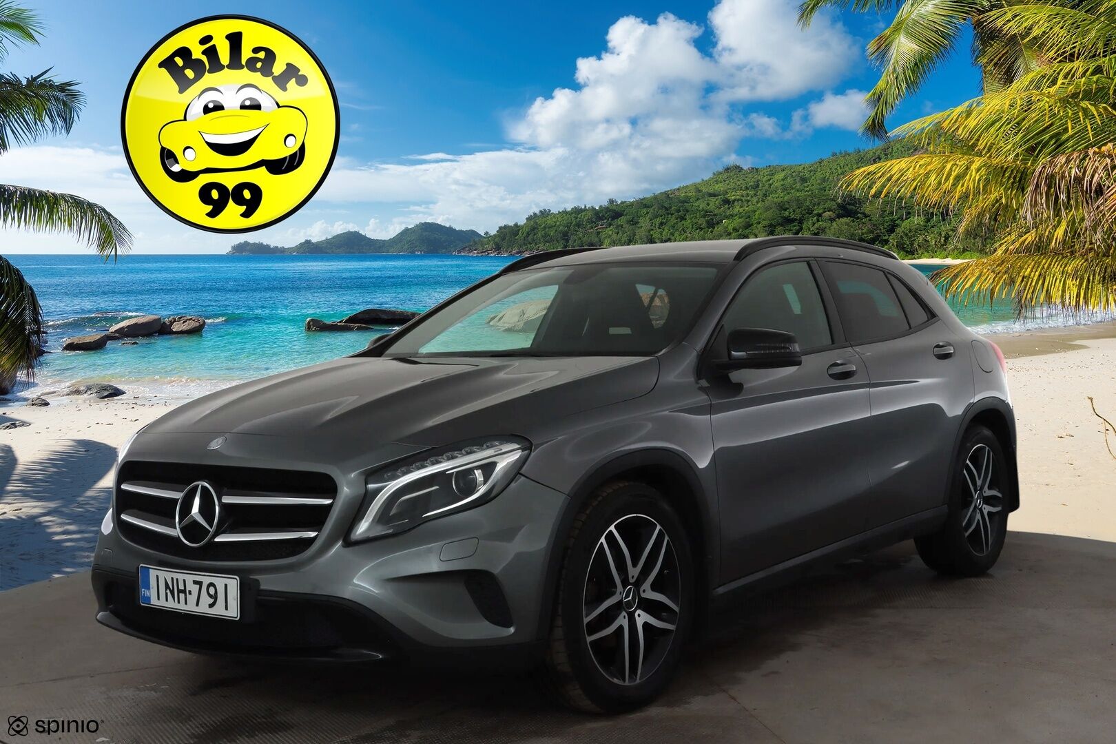 Mercedes-Benz GLA 2015 200 CDI 4Matic A Premium Business * Webasto / Vakkari / P.kamera / Bi-Xenon / Sähköluukku / Puolinahat * - Suomi-auto / Kahdet renkaat aluvanteilla