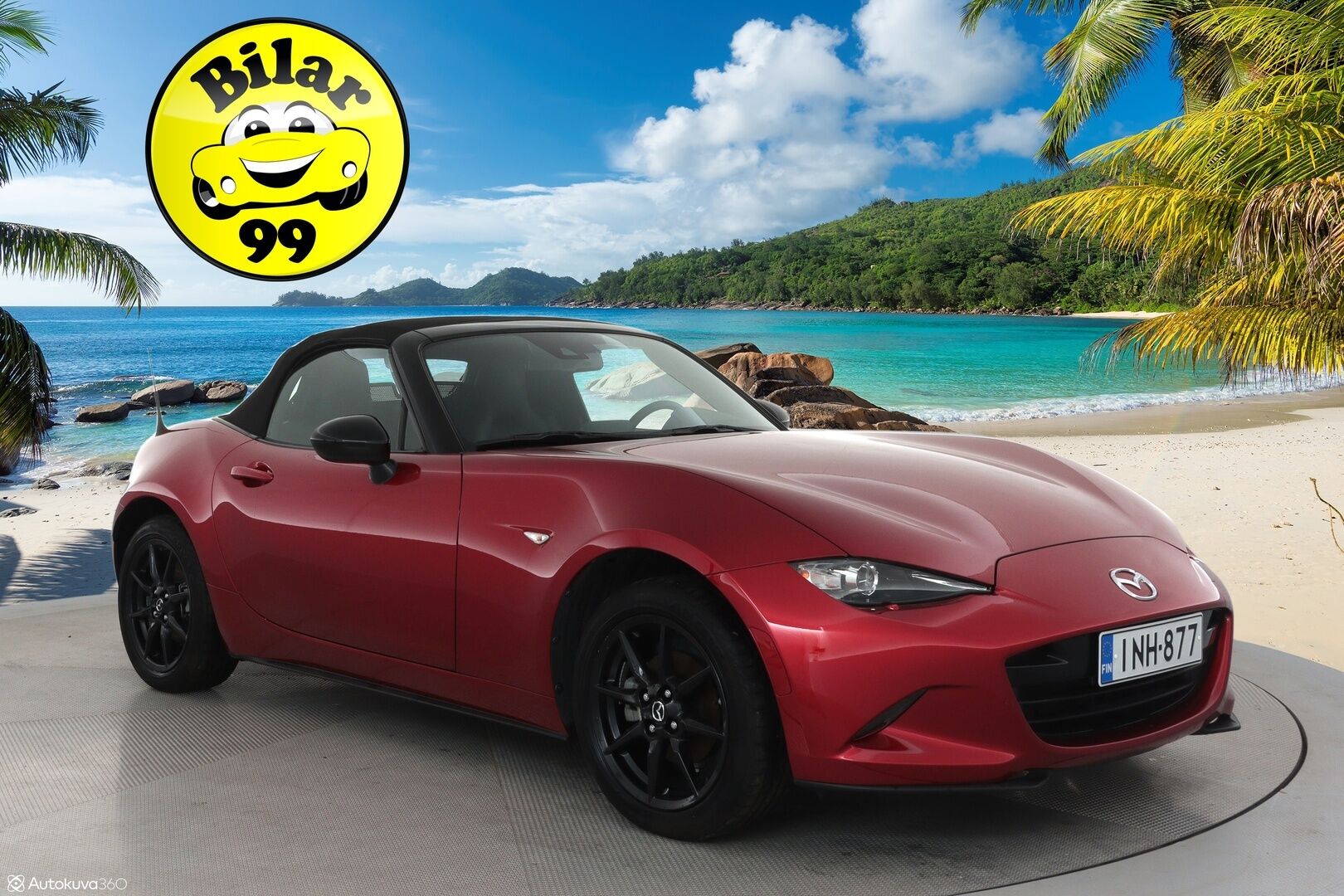 Mazda MX-5 2019 1,5 (132) SKYACTIV-G Premium Sport MT **Vakkari / Kaistavahti / LED / Apple&Android / Nahkapenkit**