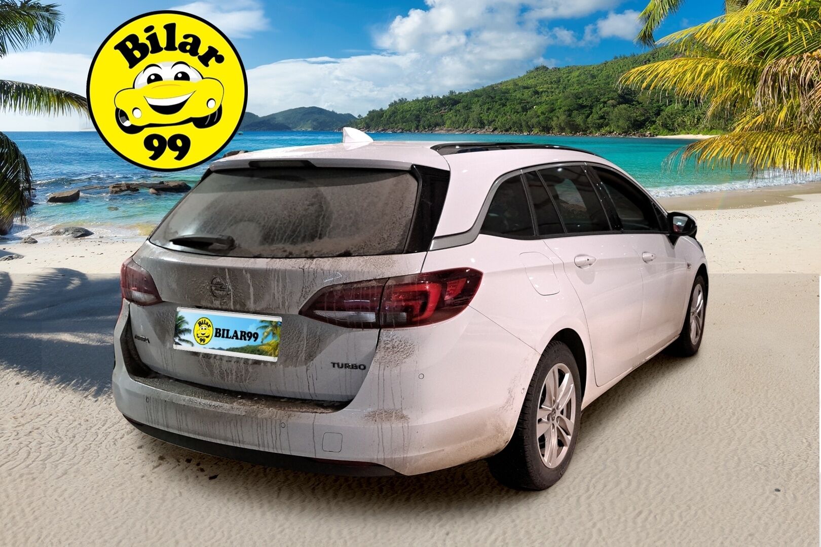 Opel Astra 2017 Sports Tourer MATRIX BUSINESS 1,4 Turbo *Matrix-Led / Ilmastoidut & Muisti nahkapenkit / Lohko / P-Kamera / KeylessGo* - Huippu varusteet / Merkkiliikkeen huoltohistoria / 1.Om