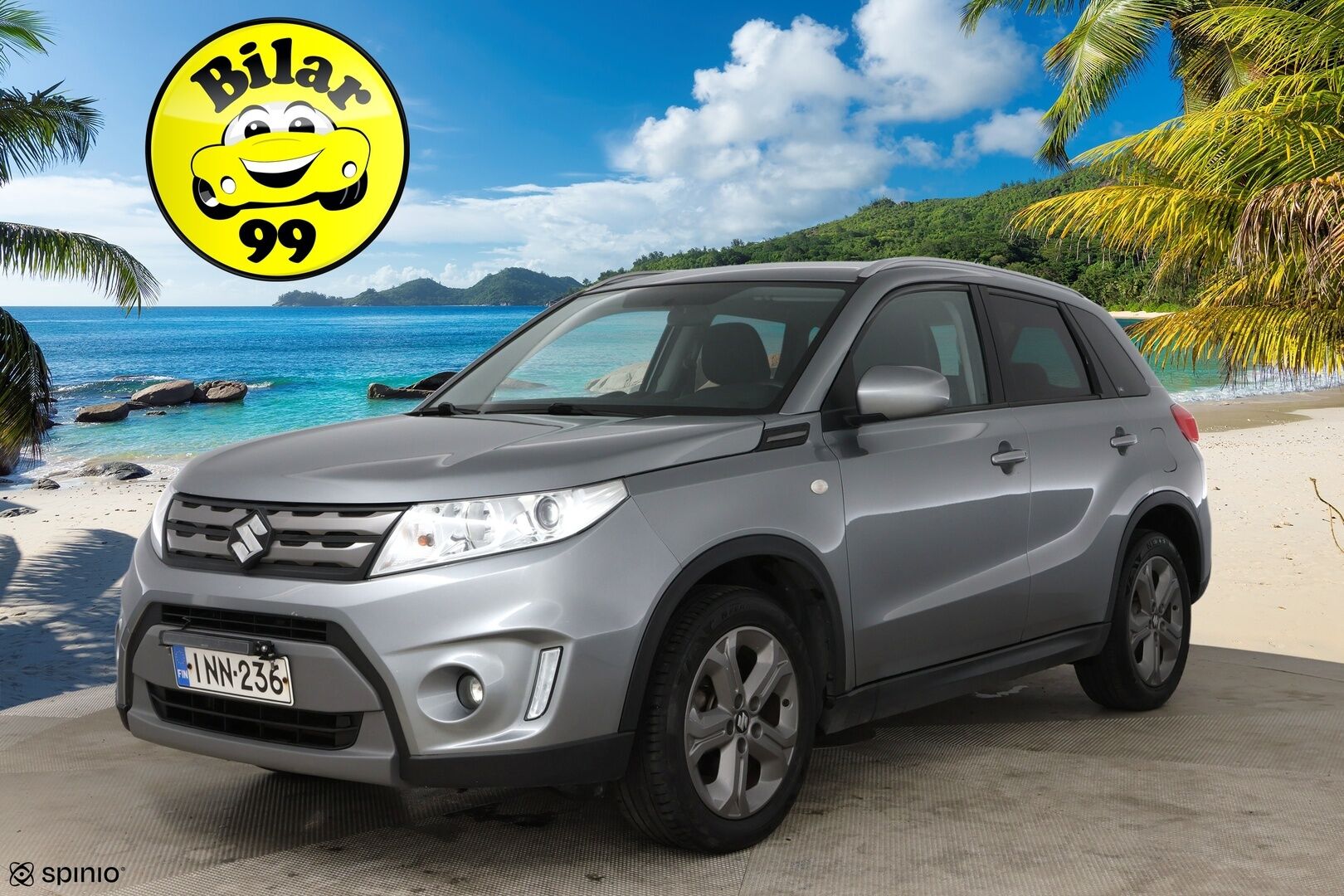 Suzuki Vitara 2016 1,6 VVT 4WD GL+ 5MT / Adapt. vakkari / Navi / P. Kamera / Suomi-auto - LED-lisävalo / Bluetooth