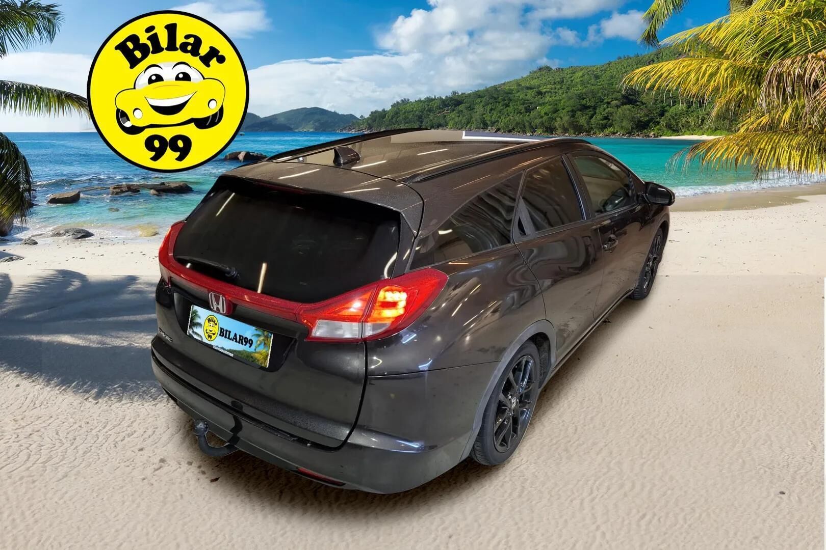 Honda Civic 2016 Tourer 1,8i Elegance Plus AT - | Vetokoukku | Lohkolämmitin sisäpistokkeella | Juuri leimattu |  3.om suomiauto | Cruise | 2x renkaat |