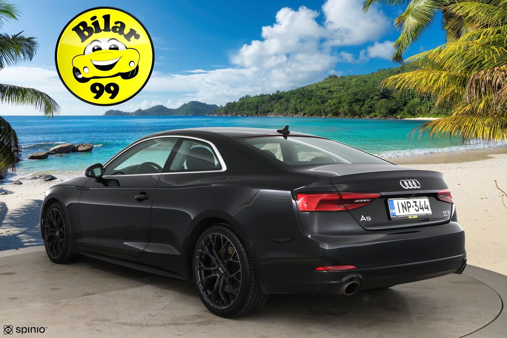 Audi A5 2017 Coupé Business Sport 2,0 TFSI 185 kW quattro S tronic /  Adapt.vakkari / Webasto / P.kamera / MMI+ / LED / Kaistavahti - Suomi-auto / Digimittaristo / Flat bottom / 2x alumiinivanteet